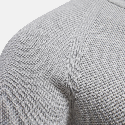 IRVIN HALF-ZIP SWEATER