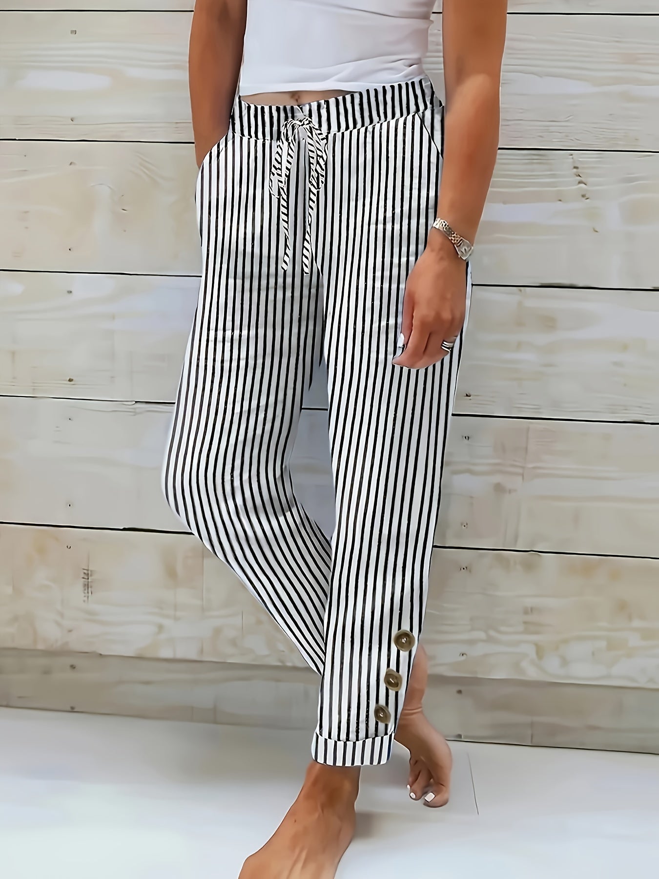 Raquelle™ - Casual Striped Pants