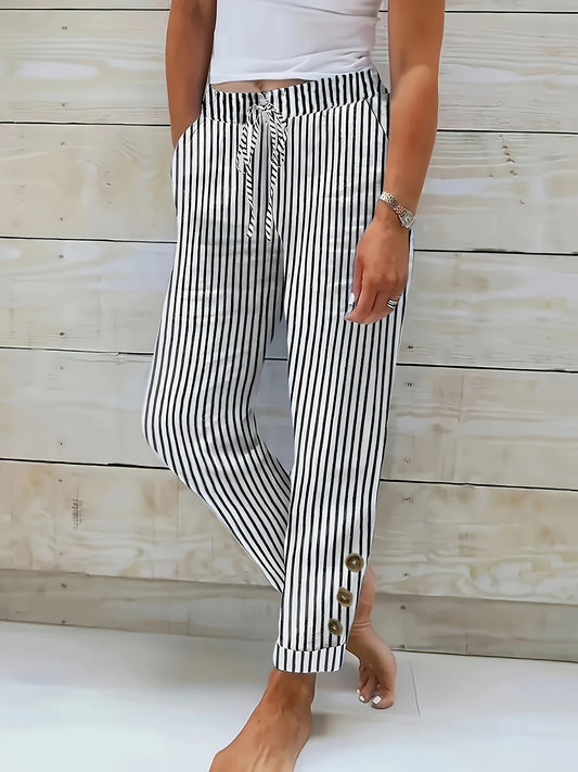 Raquelle™ - Casual Striped Pants