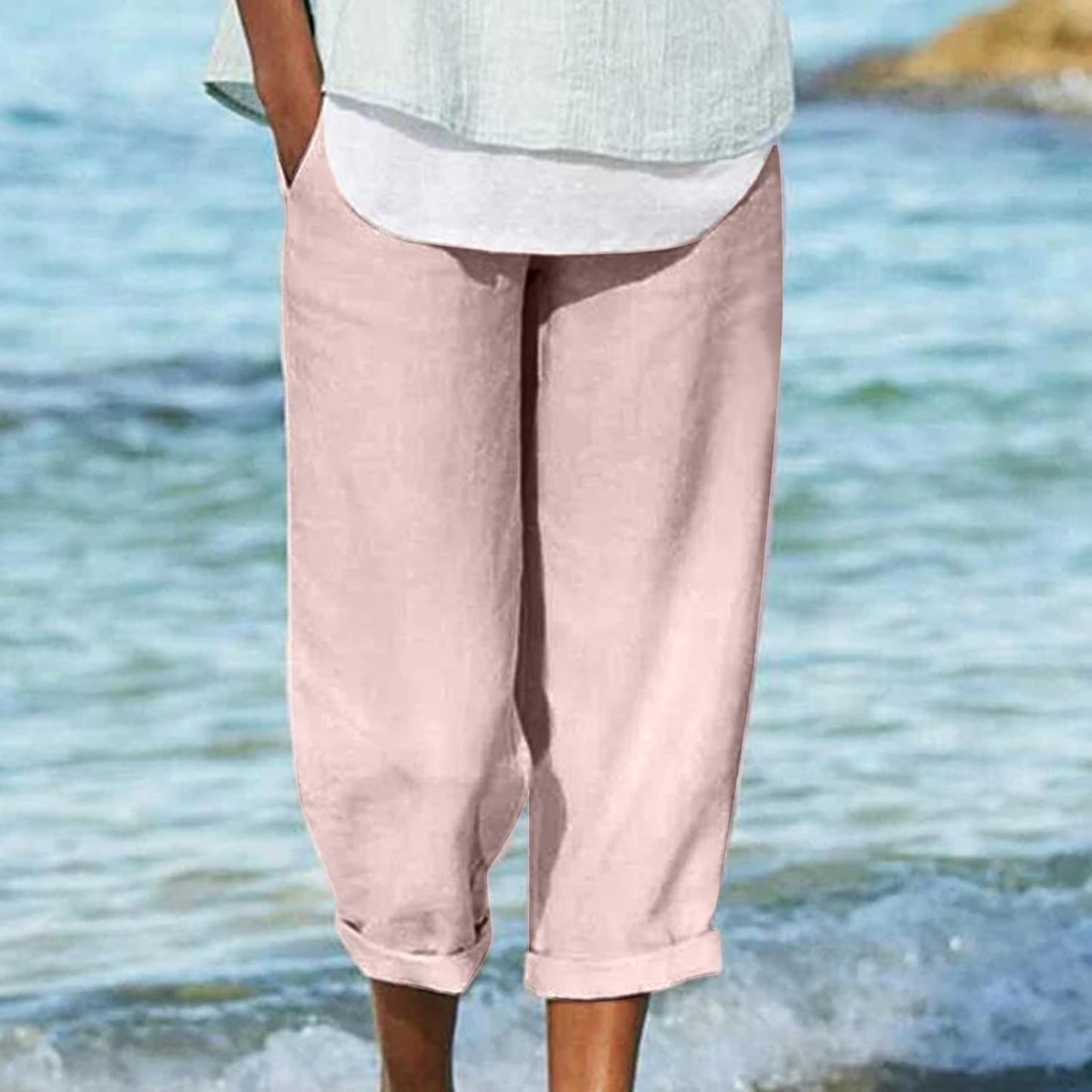 Clydel™ - Breezy Cropped Pants