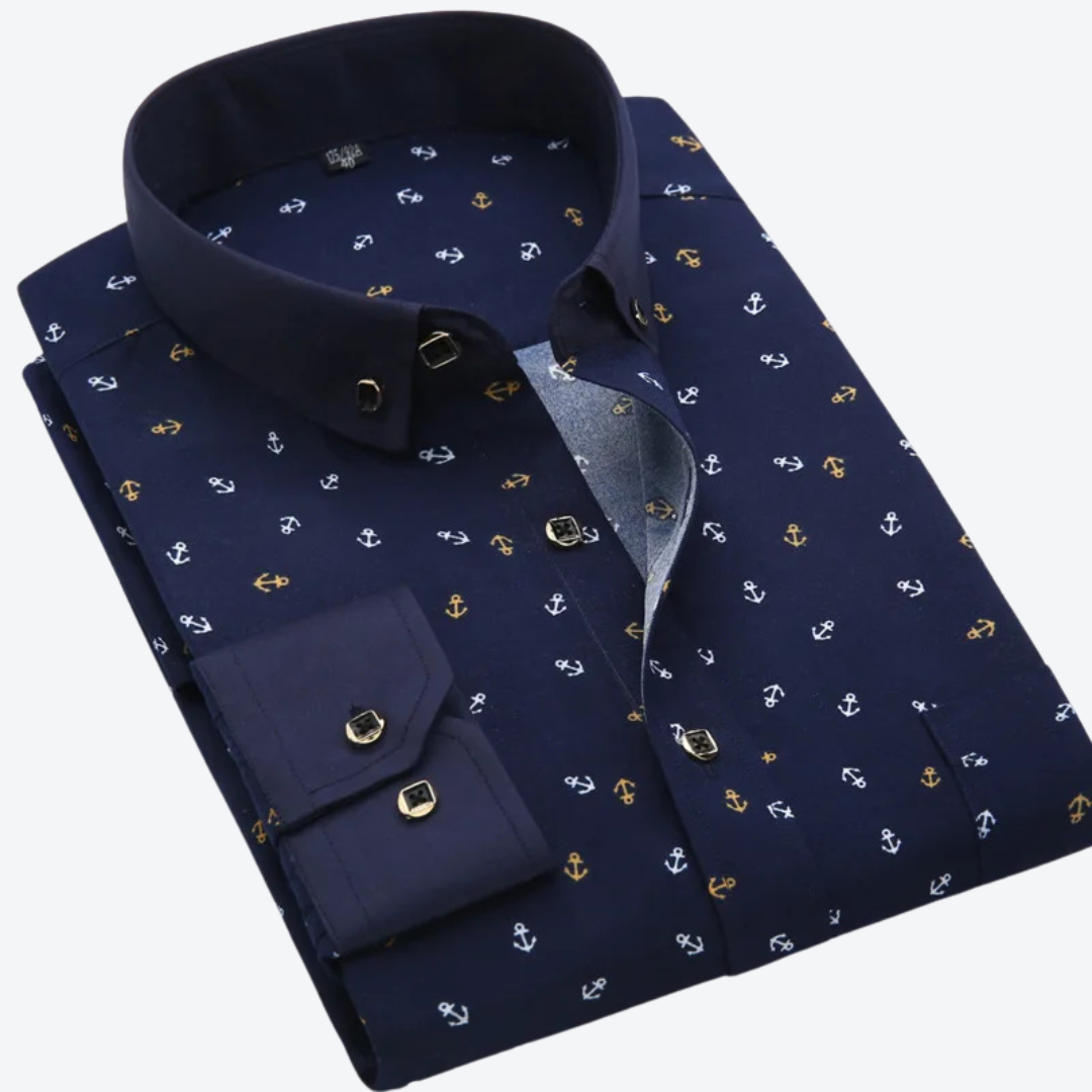 Finnick™ Nautical Print Shirt