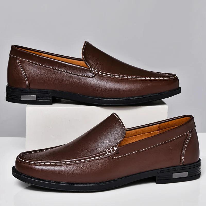 Emerson | Elegant Genuine Leather Loafers