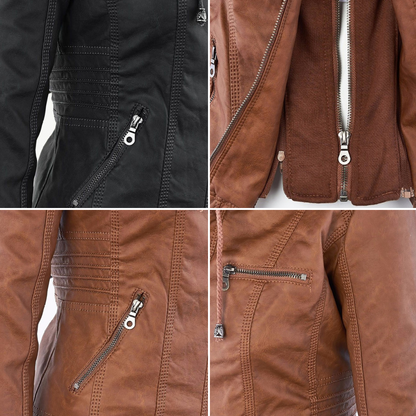 Cleo™ | Vegan Leather Jacket