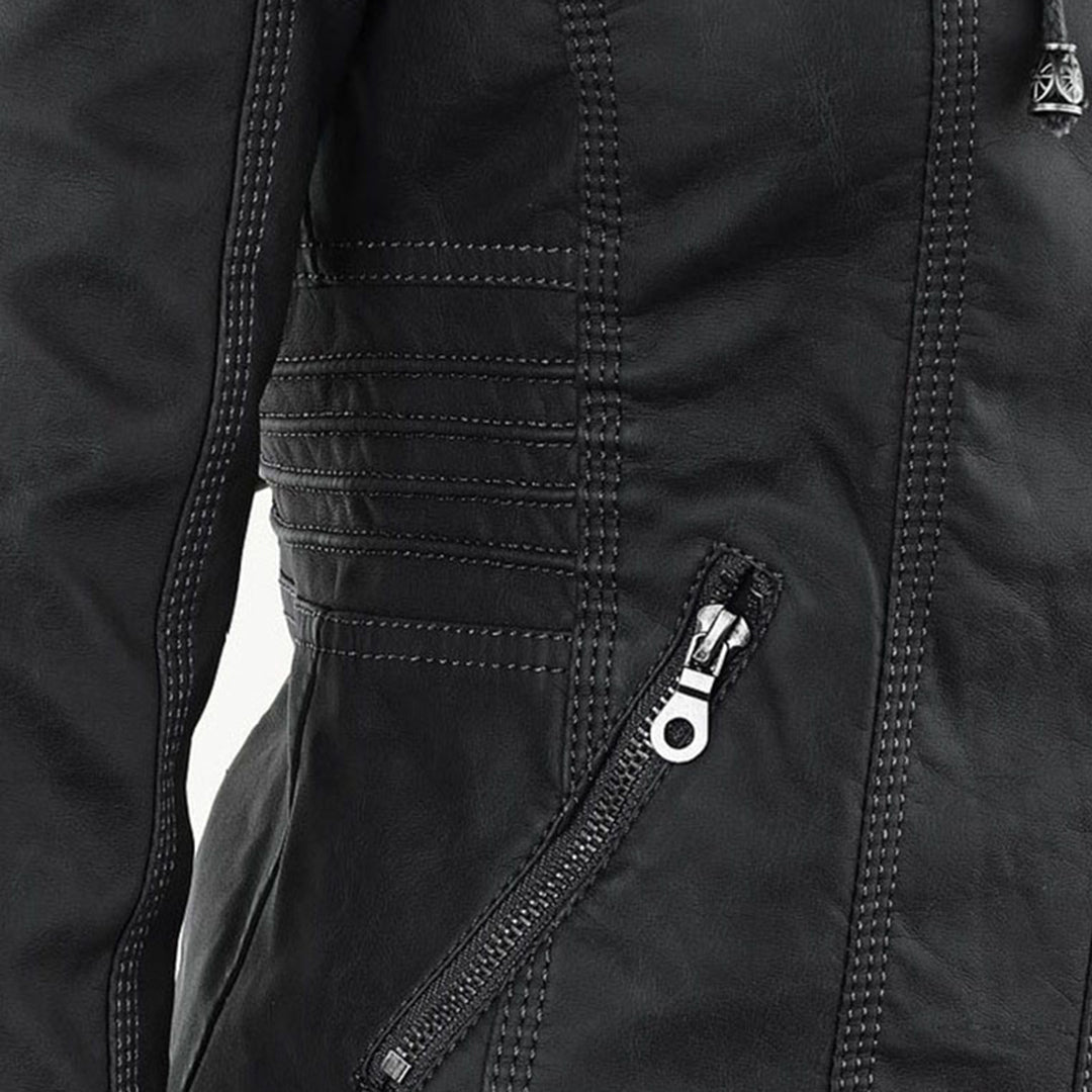 Cleo™ | Vegan Leather Jacket