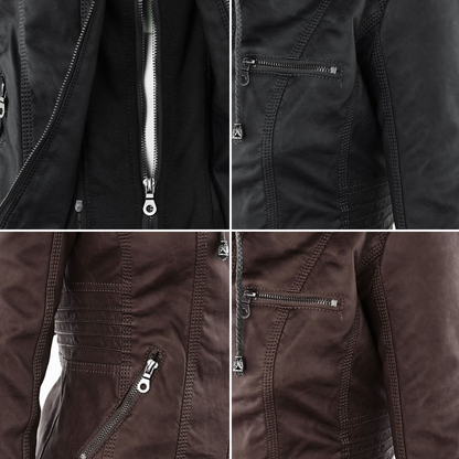 Cleo™ | Vegan Leather Jacket