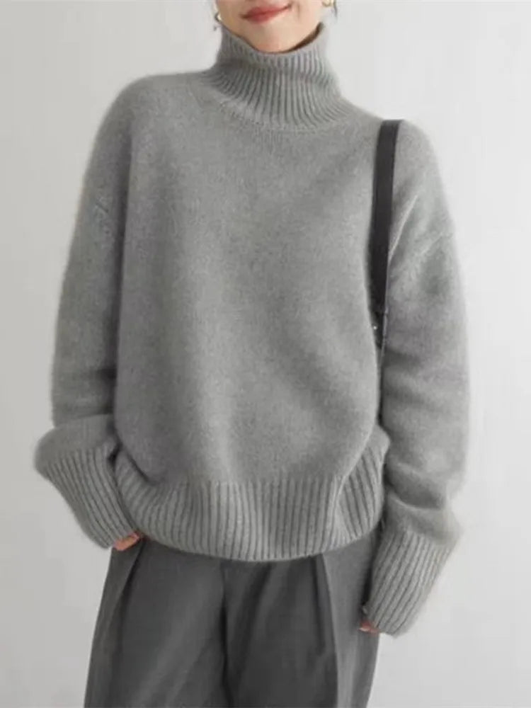 Kirra™ – Soft Knit Turtleneck Sweater