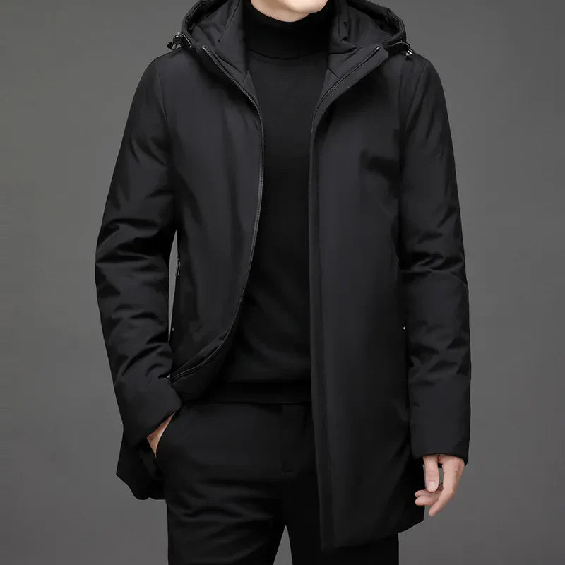 Alan | Heritage Hooded Overcoat