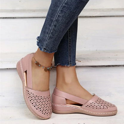 Gracie - Perforated Slip-On Flats