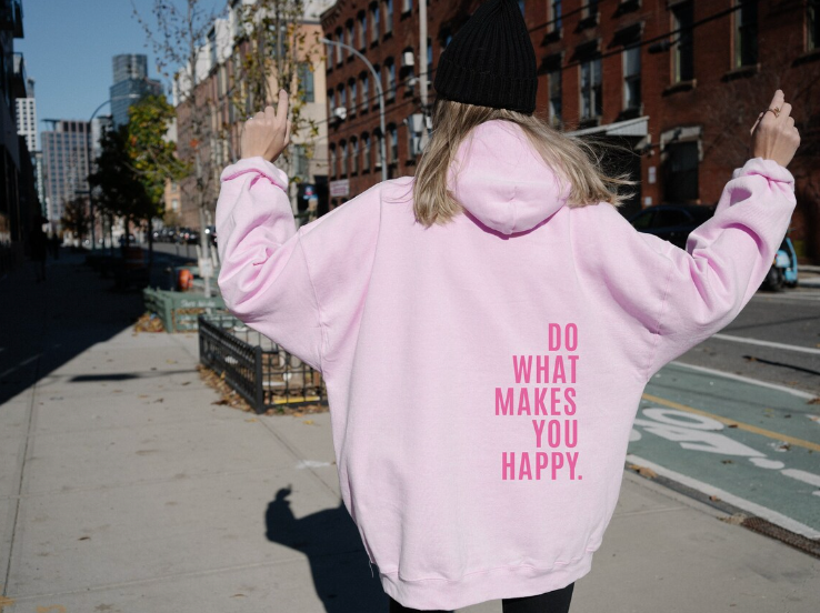 Do What Makes You Happy | Freedom Comfort Hoodie