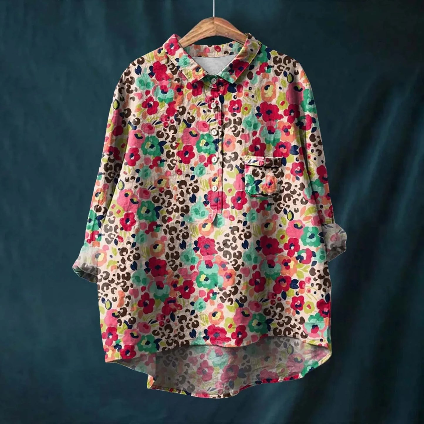 Santina | Elegant floral shirt