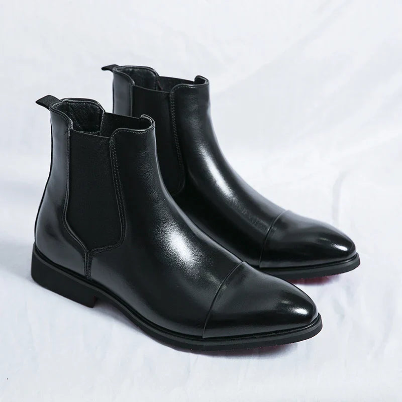 Annibale Carracci Genuine Leather Boots