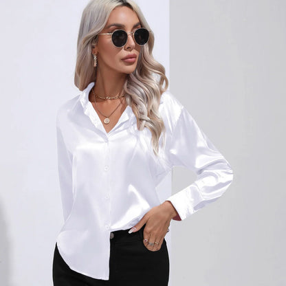 Scarlett | Elegant Satin Blouse