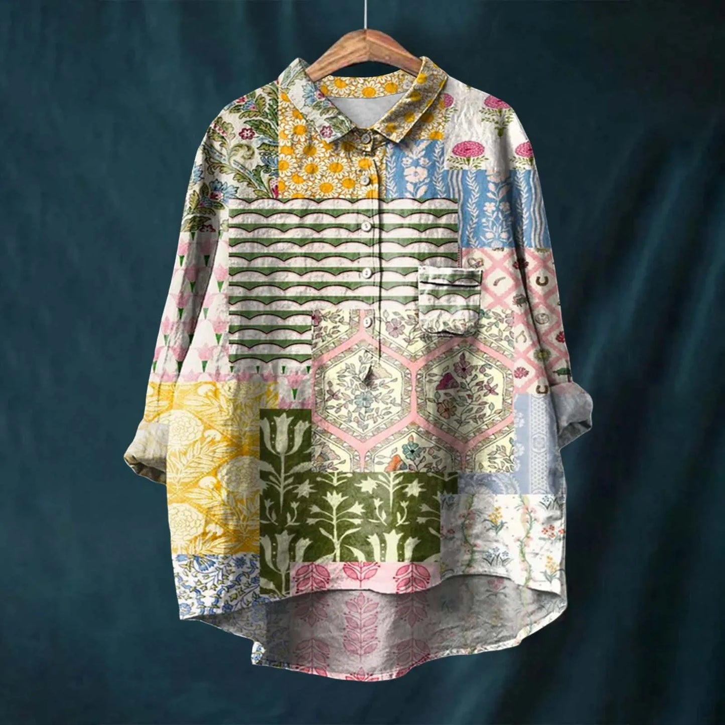 Santina | Elegant floral shirt