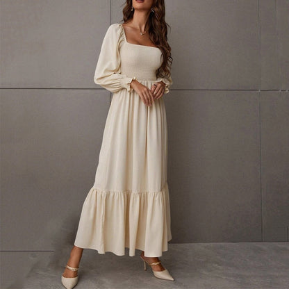 Flare Sleeve Maxi Dress