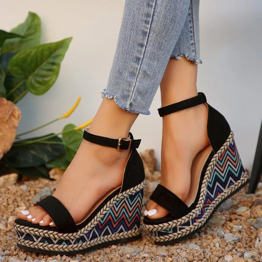 Zelina™ - Boho Wedge Sandals