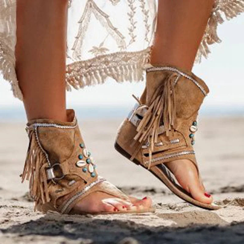 Farrah™ - Fringe Boho Sandals