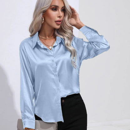 Scarlett | Elegant Satin Blouse