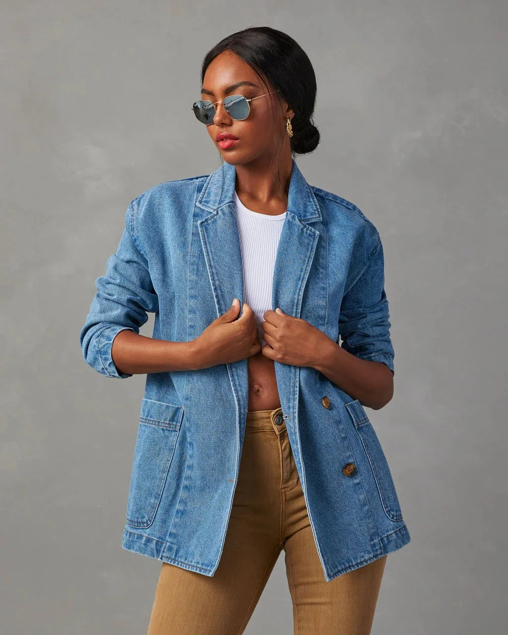 Celeste™ | Denim Blazer