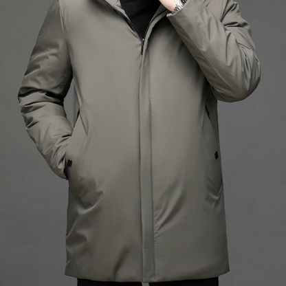 Alan | Heritage Hooded Overcoat