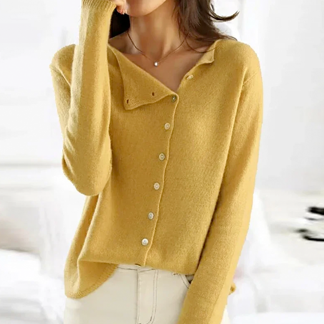 Heather | Elegant Wool Cardigan