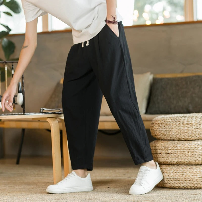 Jacob | Linen Summer Trousers