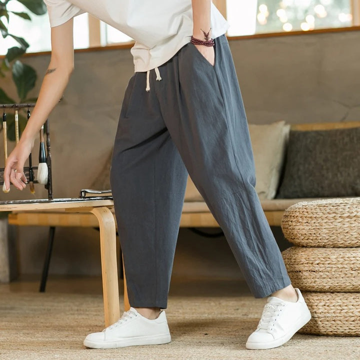 Jacob | Linen Summer Trousers