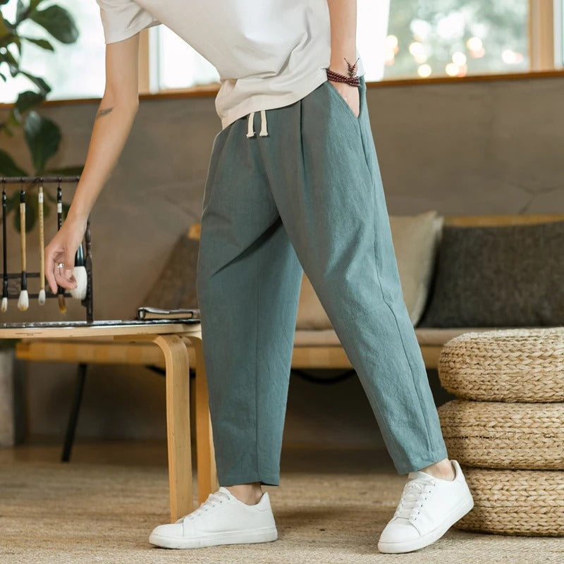 Jacob | Linen Summer Trousers