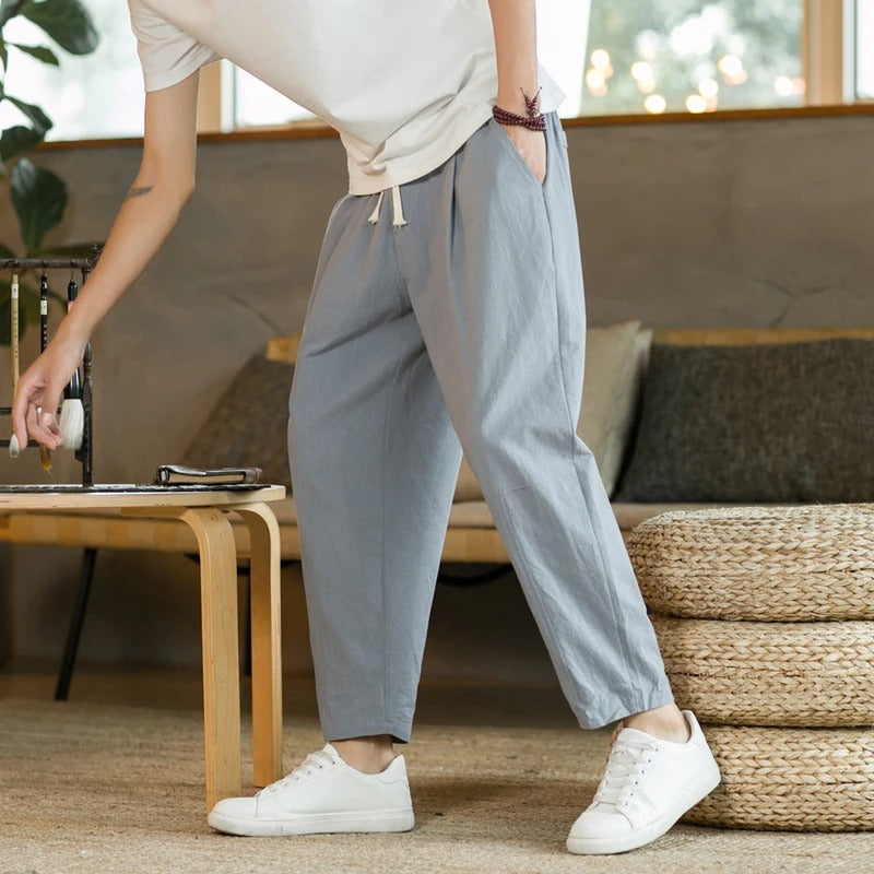 Jacob | Linen Summer Trousers